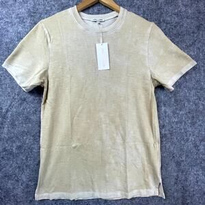 Cotton Citizen Presley T-Shirt Mens Small Cashew Vintage Wash Short Sleeve‎